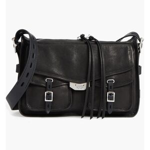 Black Leather Men's Bag